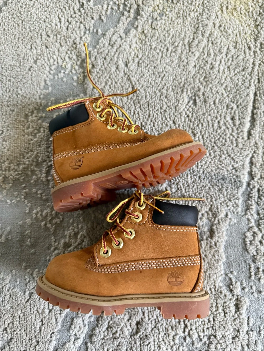 Timberland boots classic lace up leather waterproof toddler 5